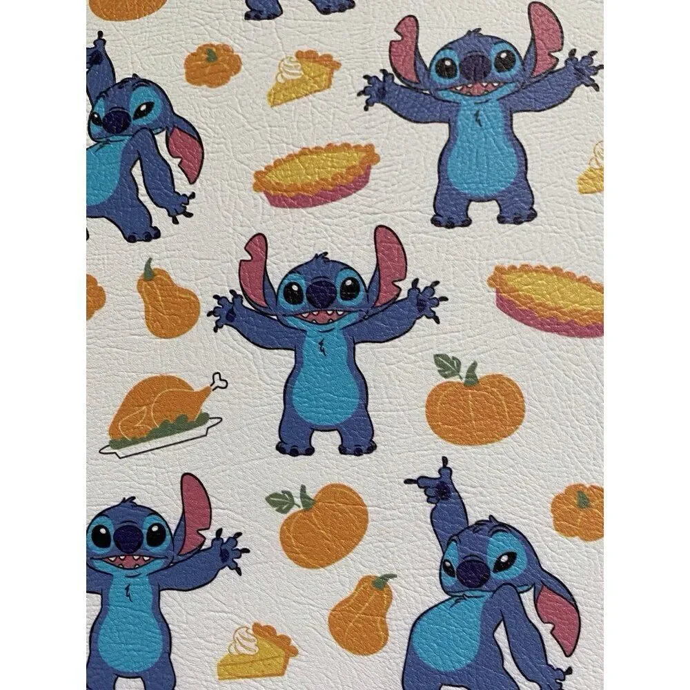 Disney Stitch Anti Fatigue Kitchen Mat 18 X 30” Pumpkin Pie‎ Autumn Fall NEW